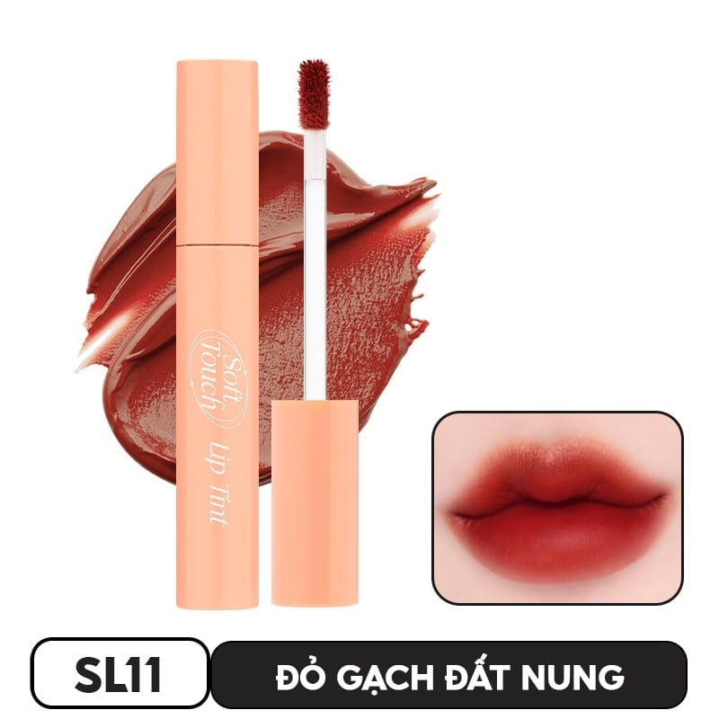 [SL1 - SL14] Son Kem Merzy Siêu Lì, Siêu Mịn Môi Soft Touch Lip Tint 3g