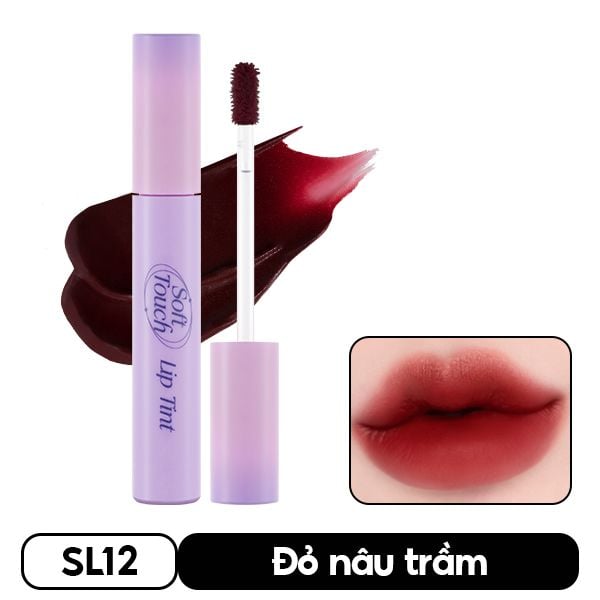 [SL1 - SL12] Son Kem Siêu Lì, Siêu Mịn Môi Merzy Soft Touch Lip Tint 3g