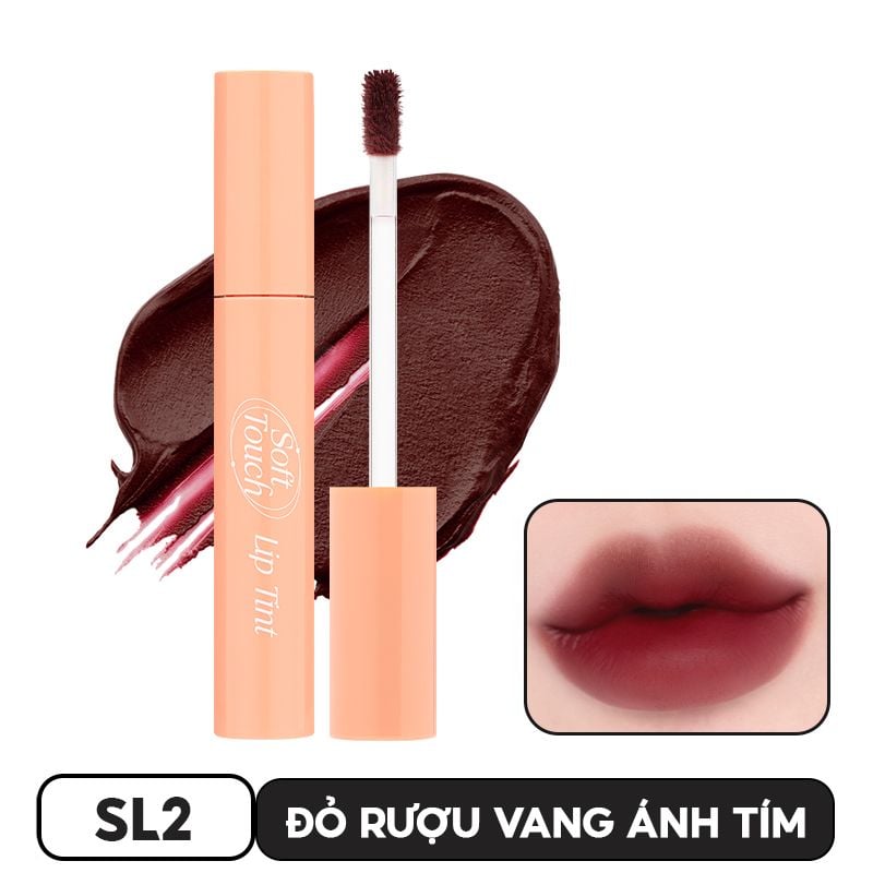 [SL1 - SL14] Son Kem Merzy Siêu Lì, Siêu Mịn Môi Soft Touch Lip Tint 3g