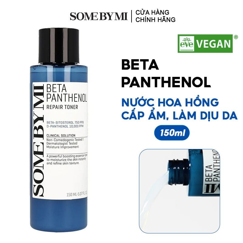 Nước Hoa Hồng Some By Mi Cân Bằng, Cấp Ẩm, Làm Dịu Da Beta Panthenol Repair Toner 150ml