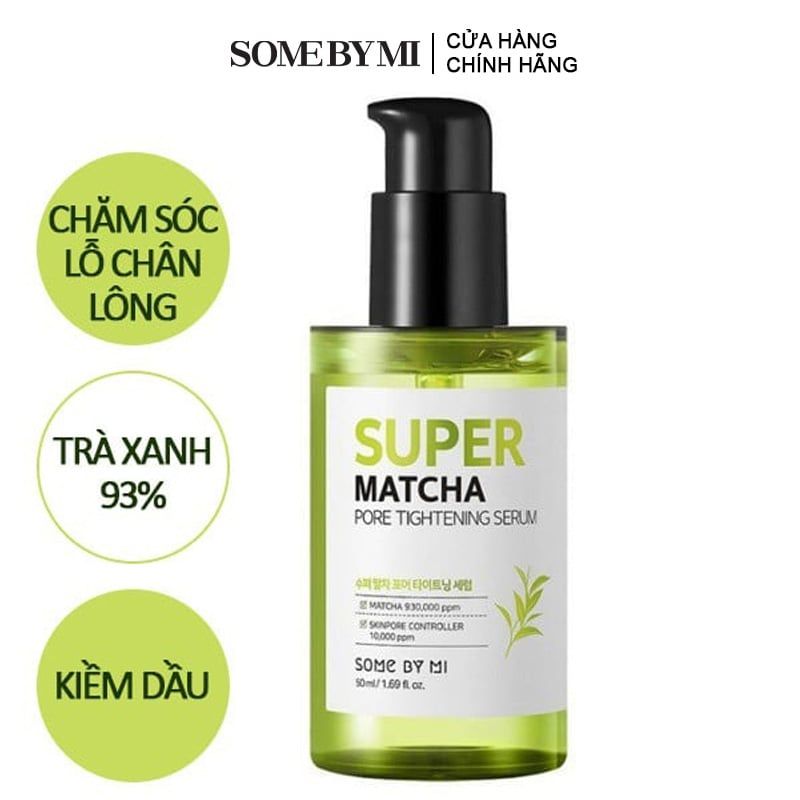 Serum Some By Mi Tinh Chất Dưỡng Da Thu Nhỏ Lỗ Chân Lông Some By Mi Super Matcha Pore Tightening Serum 50ml