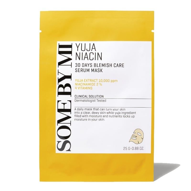 Mặt Nạ Some By Mi Hỗ Trợ Dưỡng Sáng Da Chiết Xuất Quả Thanh Yên Yuja Niacin Blemish Care Serum Mask 25g