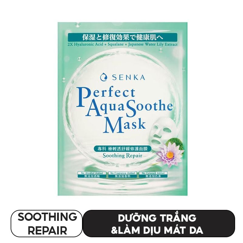 Mặt Nạ Giấy Senka Chăm Sóc Da Perfect Aqua Mask