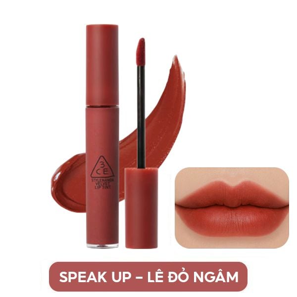 Son Kem Lì 3CE Lên Màu Chuẩn Velvet Lip Tint 4g