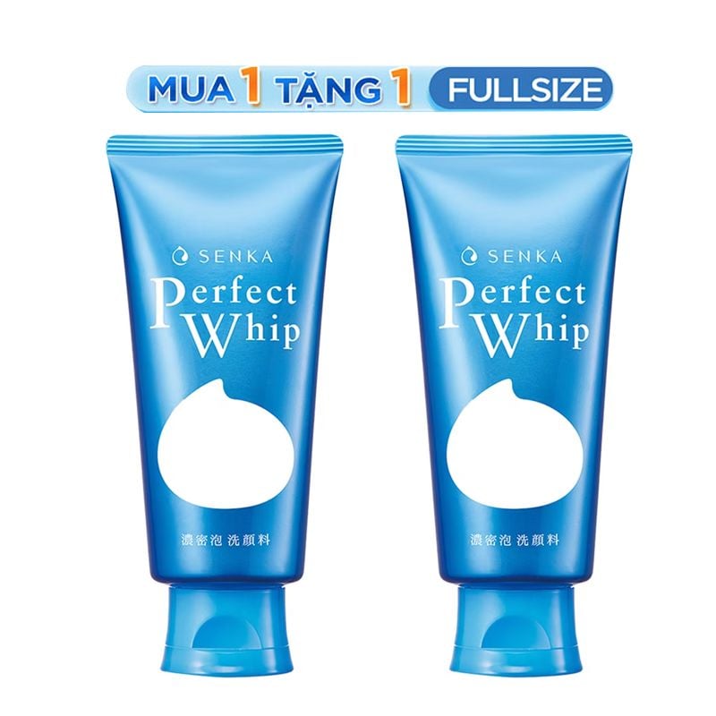 Sữa Rửa Mặt Tạo Bọt Làm Sạch Sâu Chiết Xuất Tơ Tằm Trắng Senka Perfect Whip U