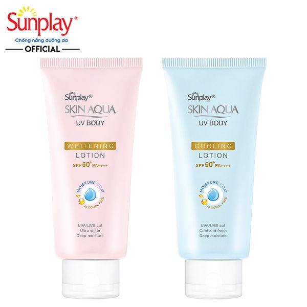 Kem Chống Nắng Dưỡng Thể Trắng Mịn Sunplay Skin Aqua UV Body Lotion SPF50+/PA++++ 150g