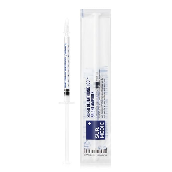 Tinh Chất Sur.Medic+ Hỗ Trợ Dưỡng Sáng Da Super Glutathione 100TM Bright Ampoule