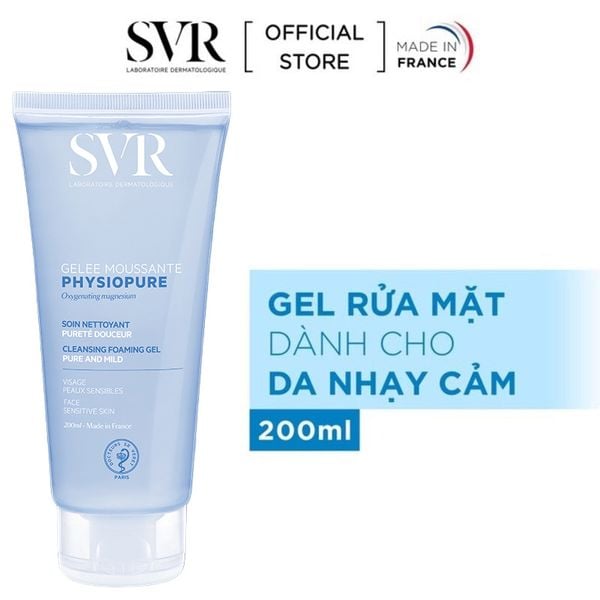 Sữa Rửa Mặt Dạng Gel Dành Cho Da Nhạy Cảm SVR Physiopure Gelée Moussante