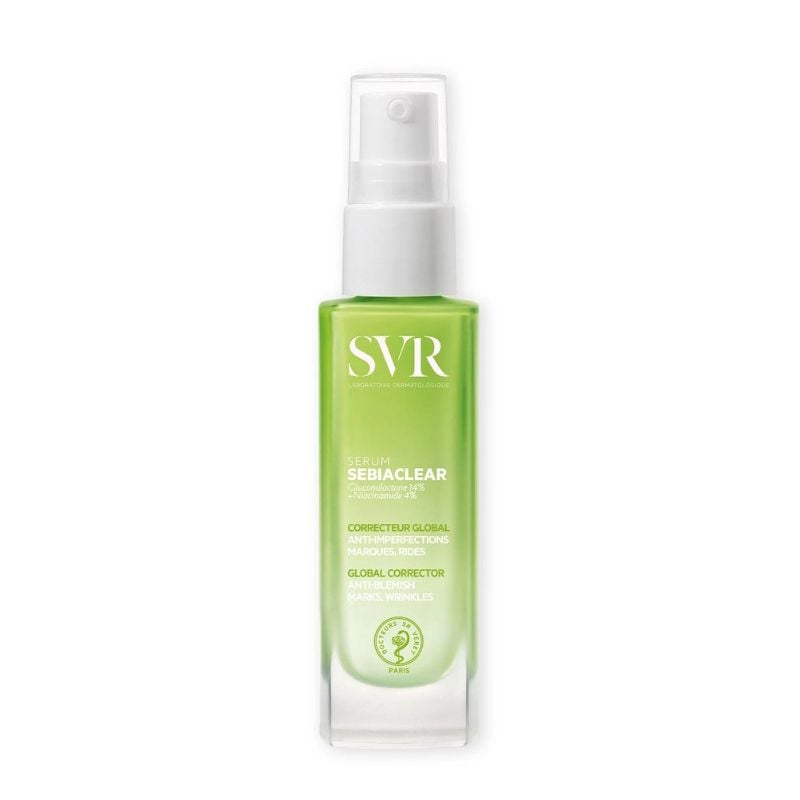 Serum SVR Hỗ Trợ Giảm Mụn, Làm Mờ Thâm Sạm Và Mềm Mịn Da SVR Sebiaclear Serum 30ml