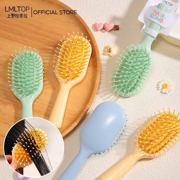 [NHẬP KHẨU] Lược Chải Tóc Gỡ Rối, Cầm Tay, Kiểu Dáng Xinh Xắn, Đa Dạng LMLTOP Debugging Comb (Màu ngẫu nhiên) 