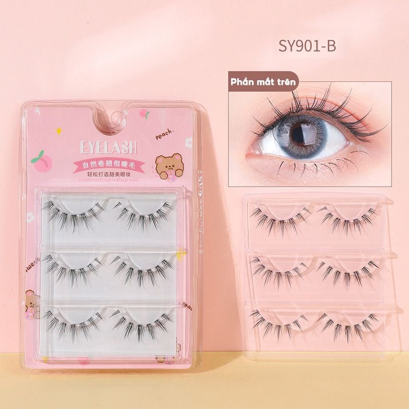 [NHẬP KHẨU] Lông Mi Giả Mềm Mại Tự Nhiên, Không Gây Nặng Mí LMLTOP Eyelash