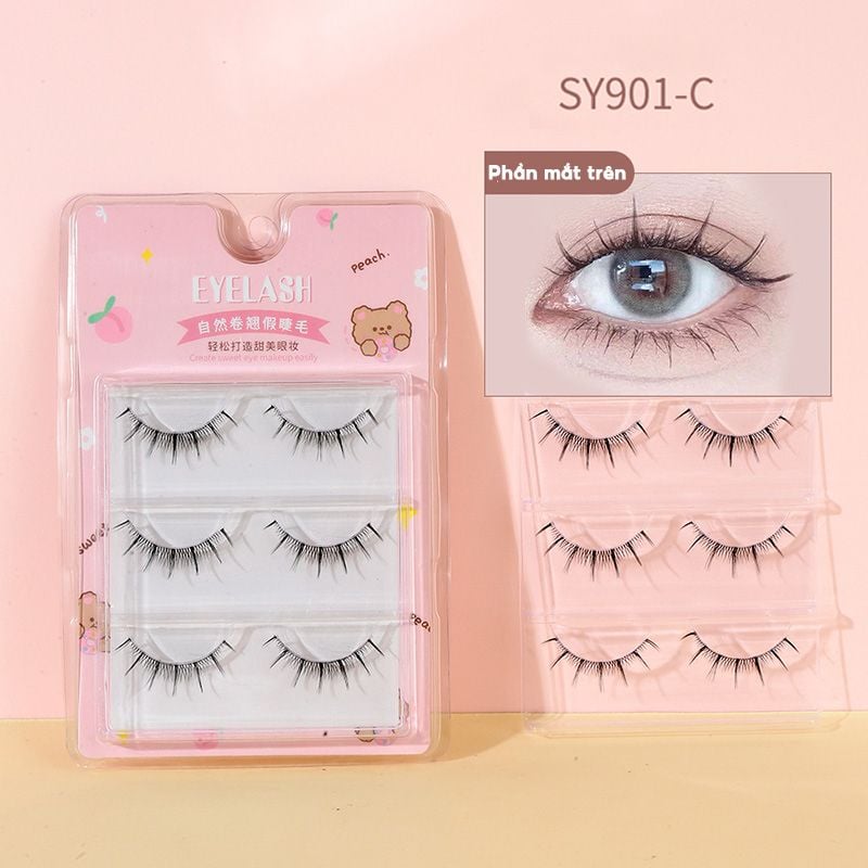 [NHẬP KHẨU] Lông Mi Giả Mềm Mại Tự Nhiên, Không Gây Nặng Mí LMLTOP Eyelash