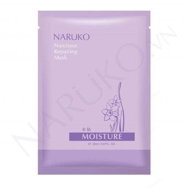 Mặt Nạ Giúp Da Săn Chắc, Làm Mờ Nếp Nhăn Chiết Xuất Hoa Thủy Tiên Naruko Narcissus Repairing Mask 26ml