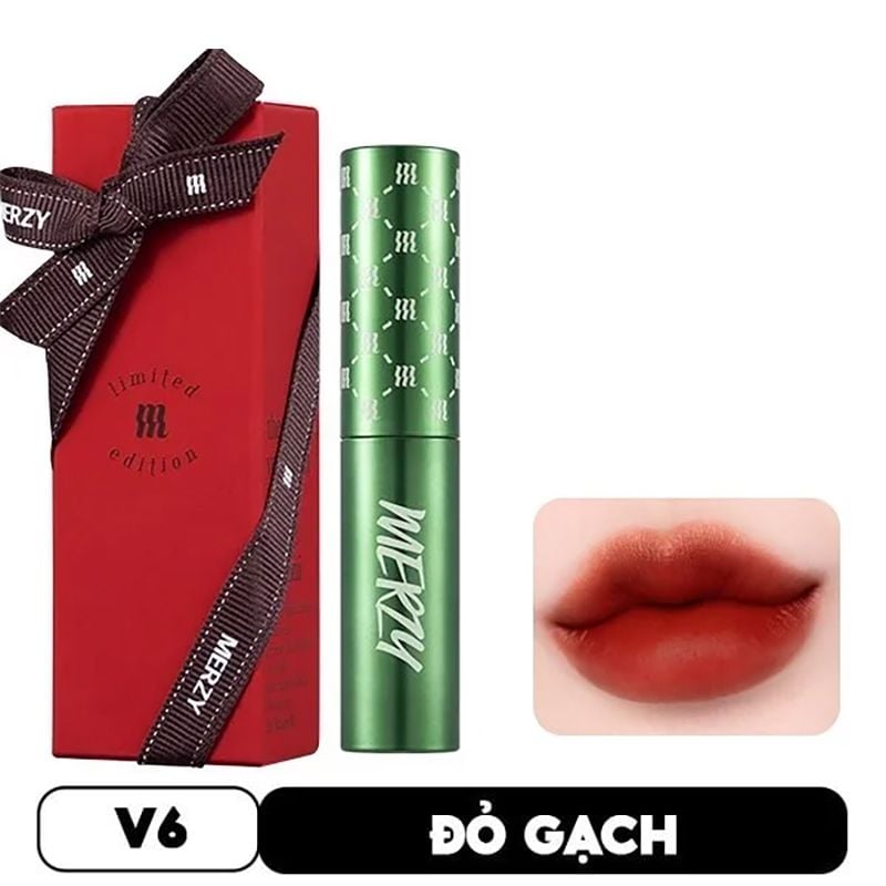 [NEW][V6 PUFFER] Son Kem Lì, Bền Màu, Lâu Trôi Merzy The First Velvet Tint