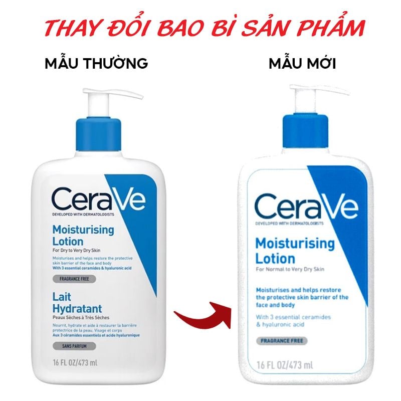 Sữa Dưỡng Ẩm Dành Cho Da Khô Cerave Developed With Dermatologists Moisturising Lotion