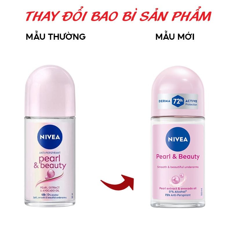 Lăn Khử Mùi Ngọc Trai Nivea Anti-Perspirant Roll On