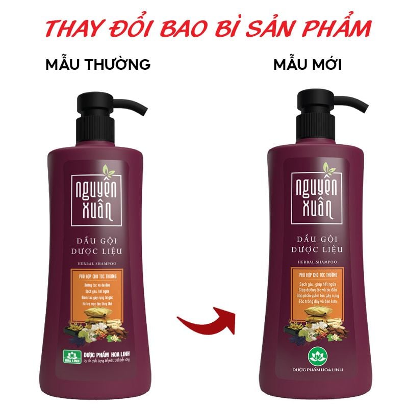 Dầu Gội Dưỡng Tóc Nguyên Xuân Herbal Shampoo
