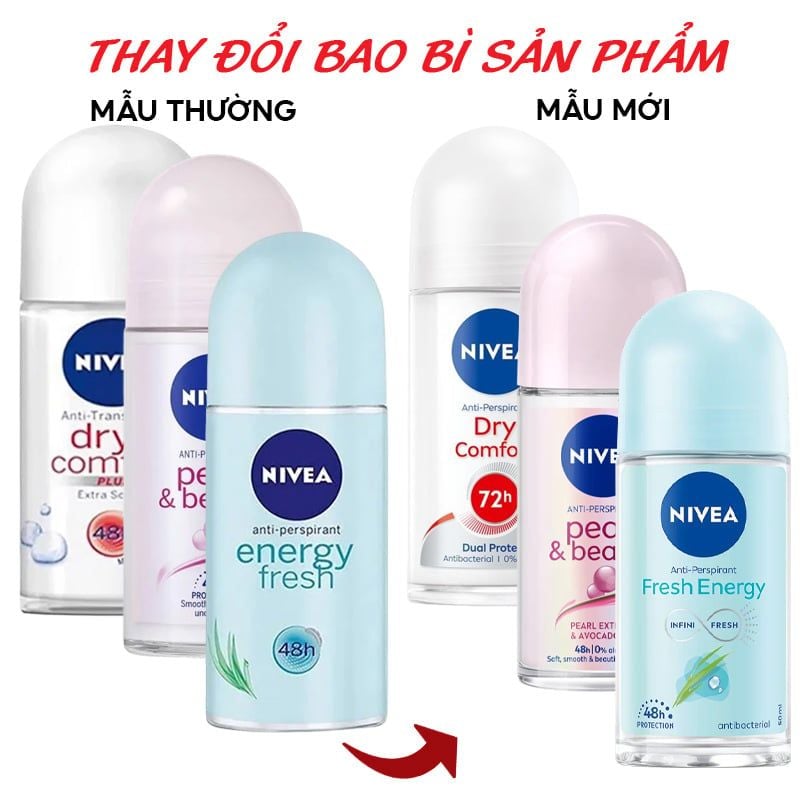 Lăn Khử Mùi Ngọc Trai Nivea Anti-Perspirant Roll On