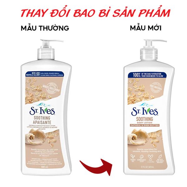  Sữa Dưỡng Thể Toàn Thân ST.Ives Body Lotion 621ml 