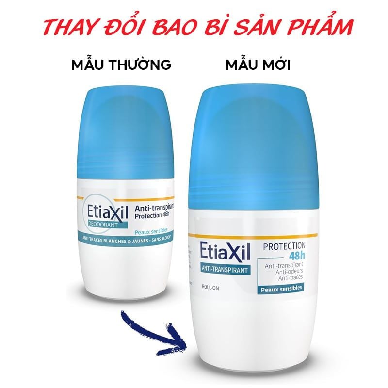 Lăn Khử Mùi Hằng Ngày Dạng Lăn Etiaxil Deodorant 50ml (Che tên sản phẩm khi giao hàng)