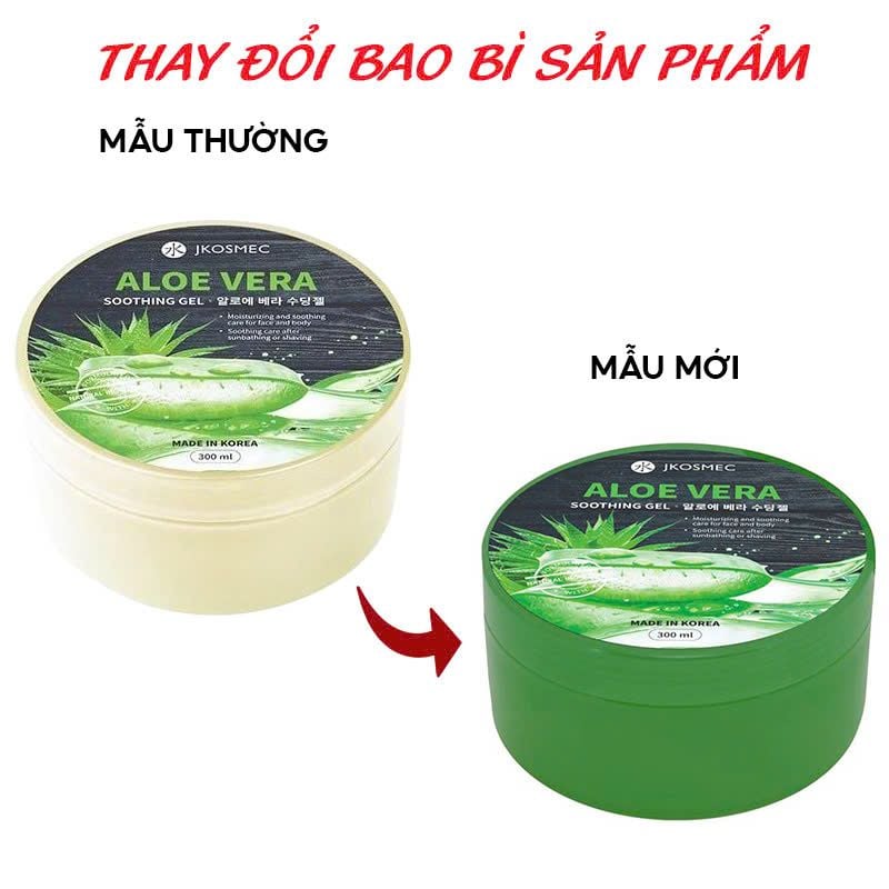 Gel Dưỡng Jkosmec Làm Dịu Da Mặt Và Toàn Thân Soothing Gel 300ml