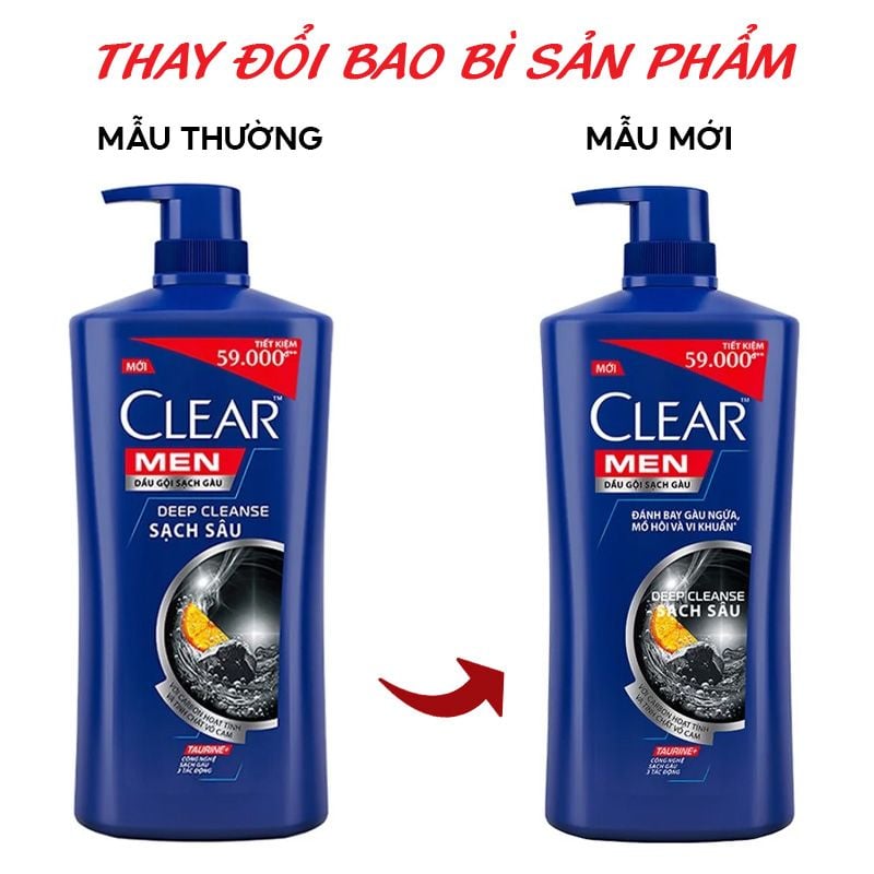 Dầu Gội Sạch Gàu Clear Men