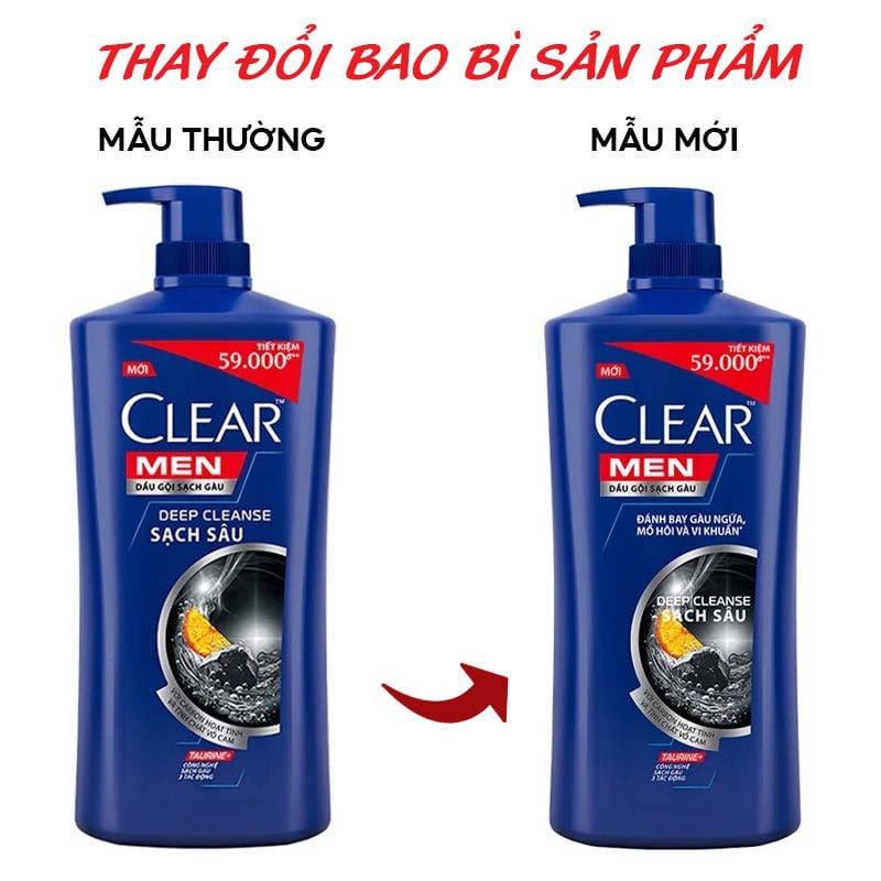 Dầu Gội Sạch Gàu Clear Men