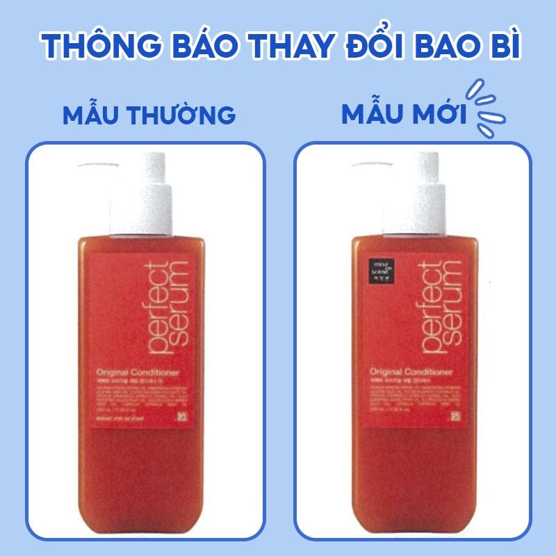 Dầu Xả Serum Giàu Dưỡng Chất Mise en Scène Perfect Serum Original Conditioner 530g