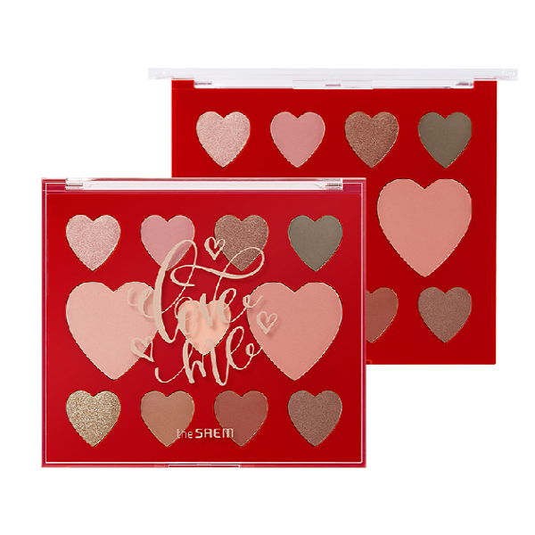 Bảng Phấn Mắt Và Má Hồng 11 Màu Đa Năng Siêu Mịn The Saem Love Me Multi Palette