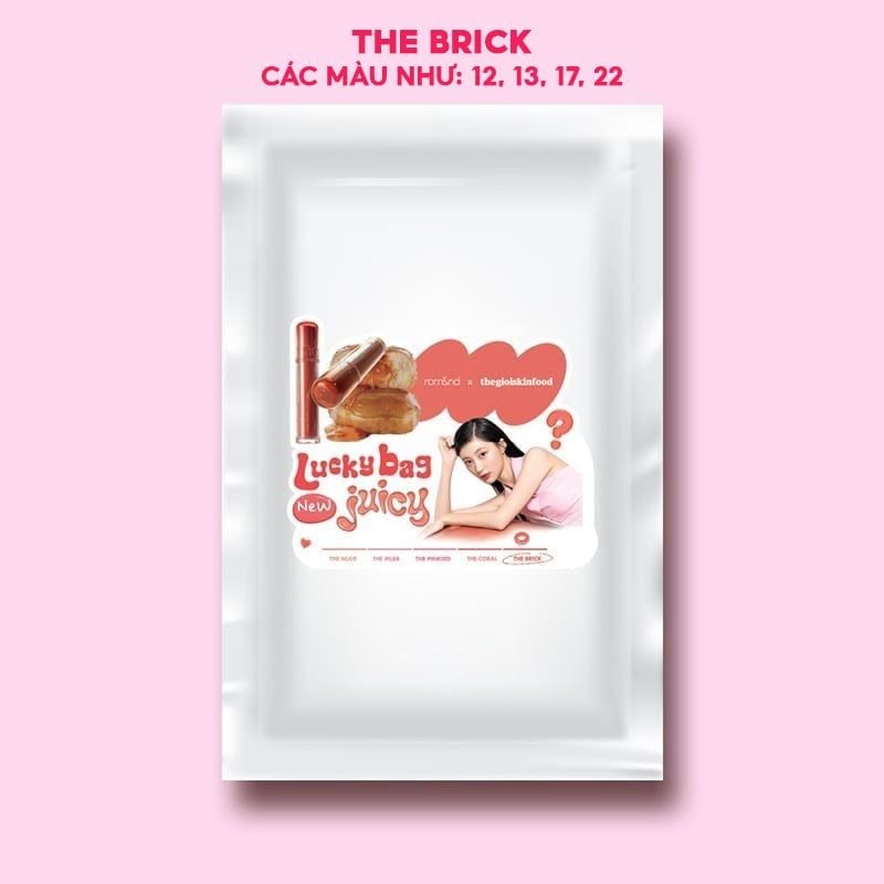 [Độc Quyền Thegioiskinfood] Túi Mù Son Môi Lucky Bag Romand The New Juicy - Mua 1 Được 4
