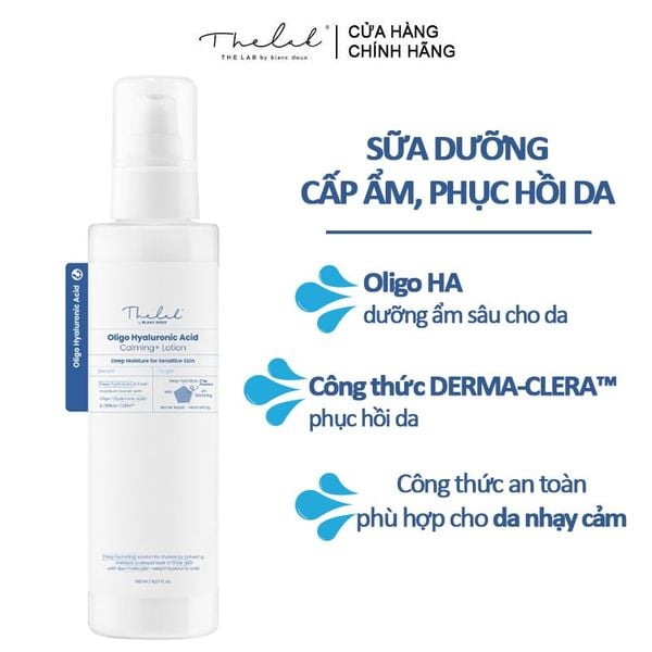 Sữa Dưỡng Ẩm Hỗ Trợ Phục Hồi Da The Lab By Blanc Doux Oligo Hyaluronic Acid Calming+ Lotion 150ml