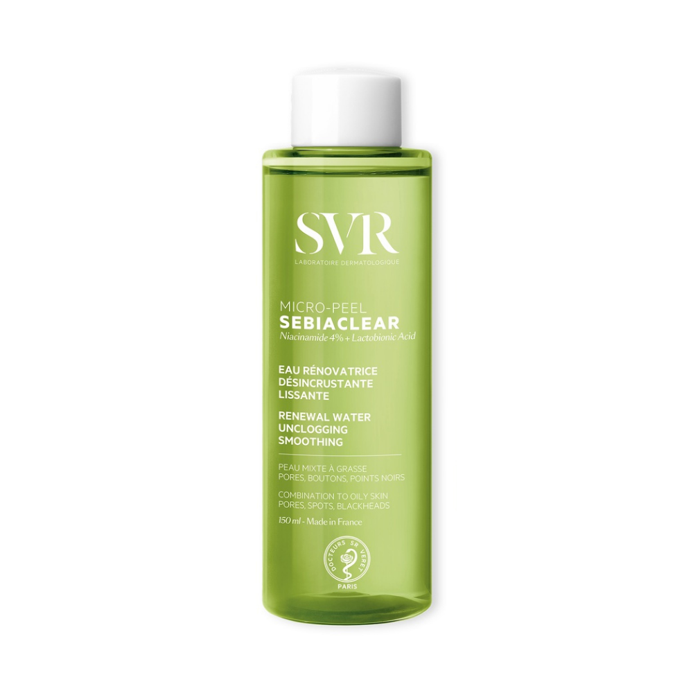 Nước Hoa Hồng SVR Dành Cho Da Dầu Mụn Sebiaclear Micro Peel 150ml