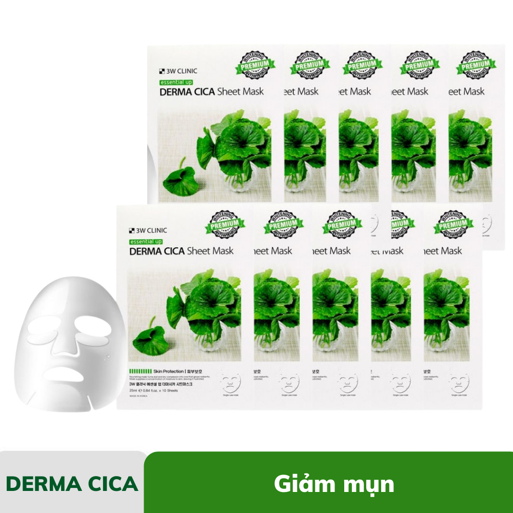 Mặt Nạ Tinh Chất 3W Clinic Dưỡng Da Essential Up Sheet Mask 25ml