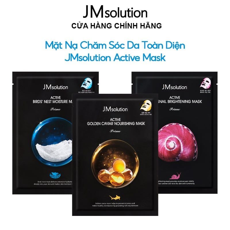 Mặt Nạ Miếng Dưỡng Da JMsolution Active Mask 30ml