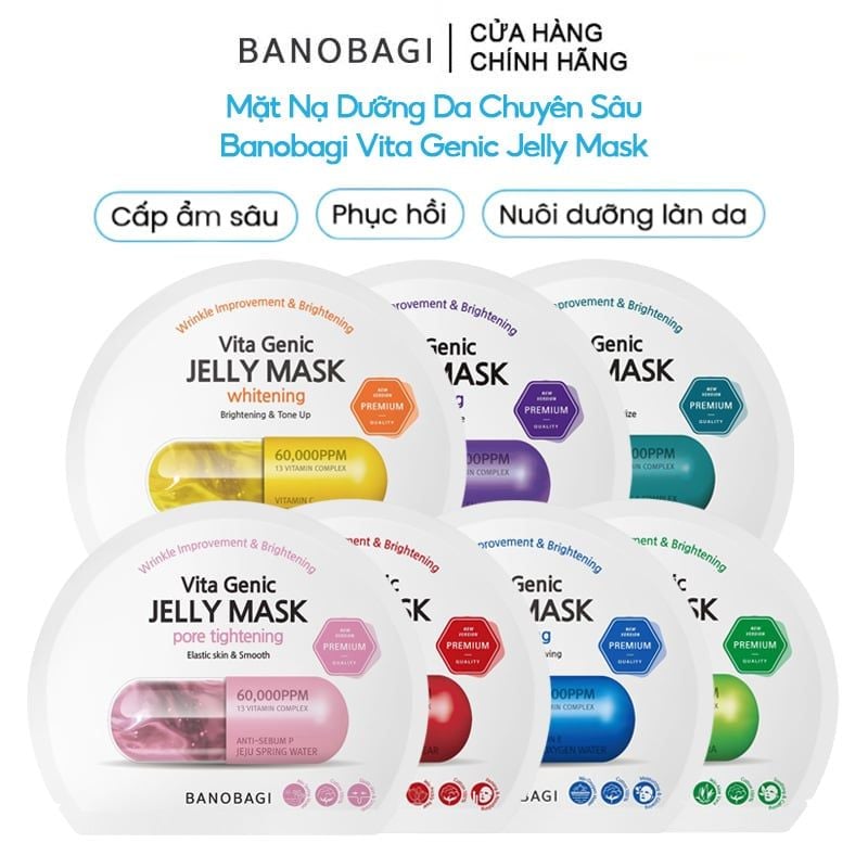 Mặt Nạ Banobagi Dưỡng Da Chuyên Sâu Vita Genic Jelly Mask 30g