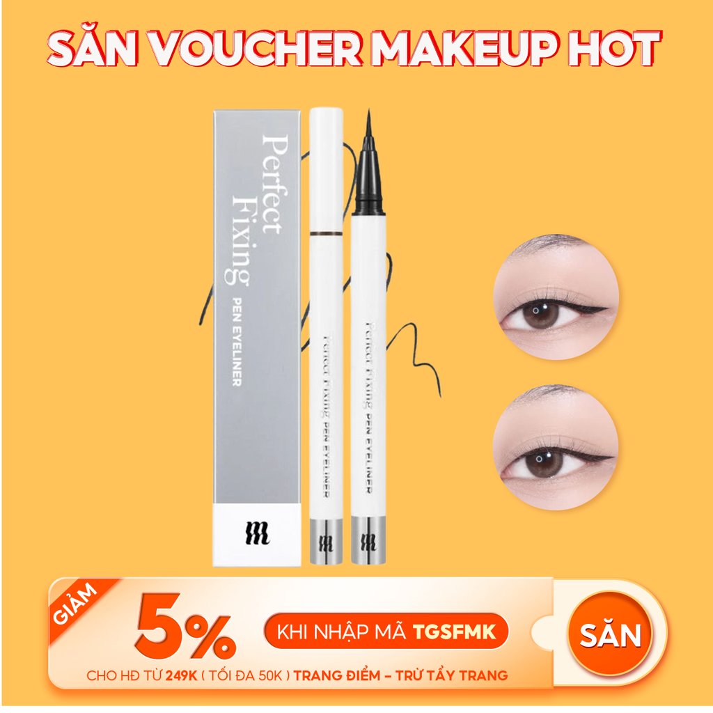 Bút Kẻ Mắt Nước Chống Trôi Merzy The First Pen Eyeliner 0.5g