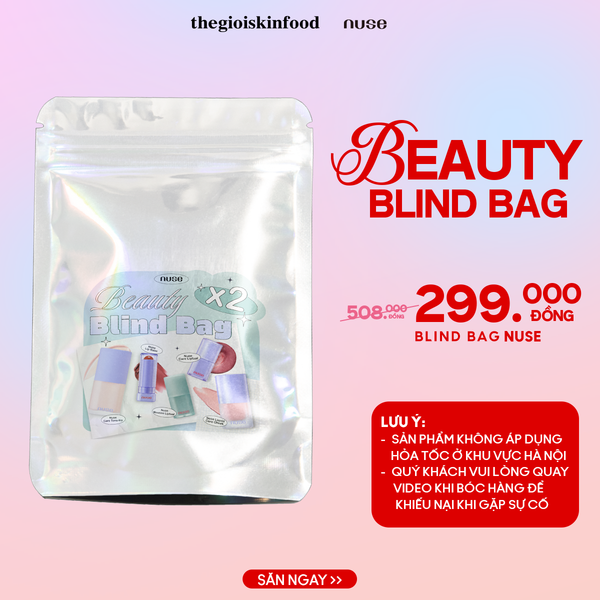 [NEW][BLIND BAG] Túi Mù Mỹ Phẩm Nuse By Romand Beauty Blind Bag 
