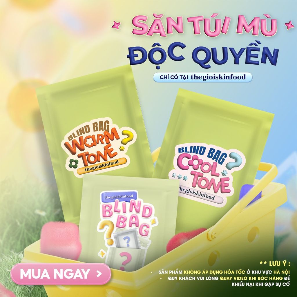 BLIND BAG (VER 2) - MUA 1 ĐƯỢC 3 SẢN PHẨM BÍ ẨN