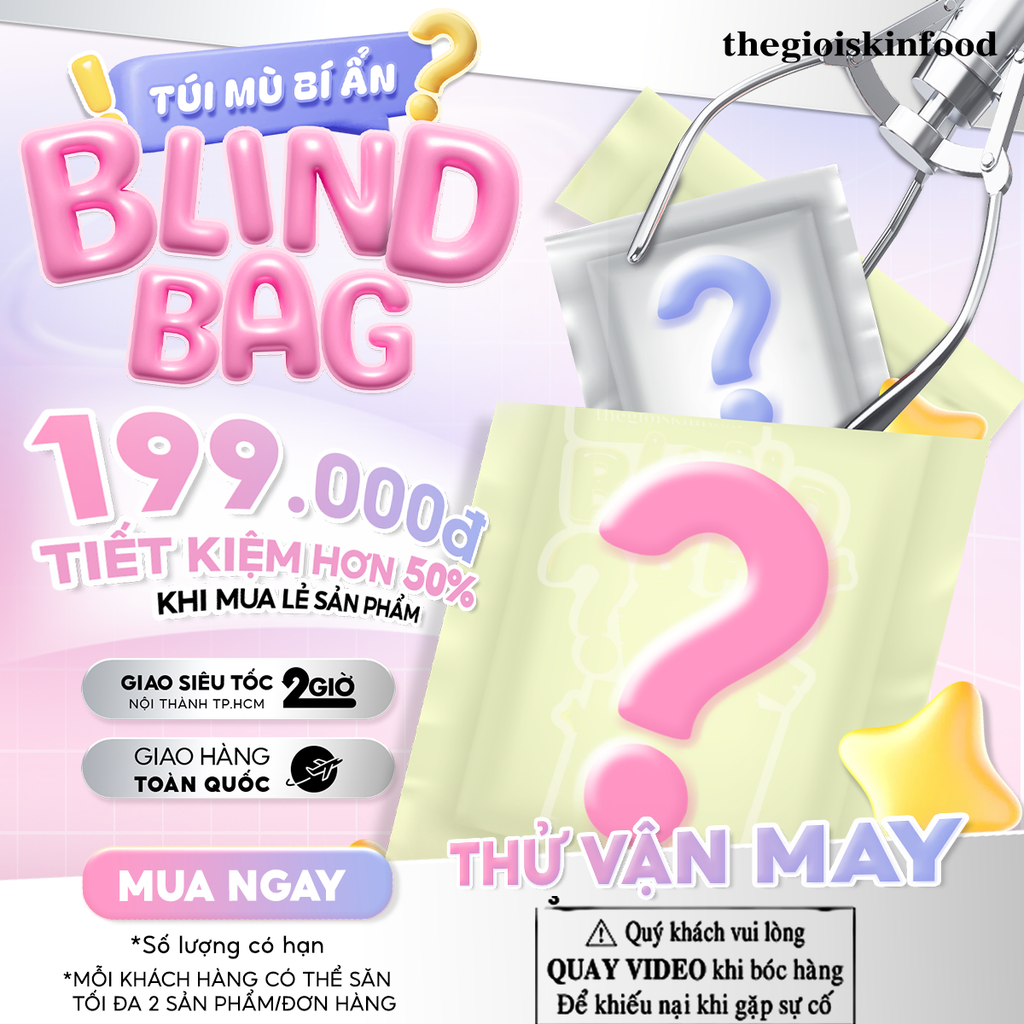 BLIND BAG (VER 2) - MUA 1 ĐƯỢC 3 SẢN PHẨM BÍ ẨN