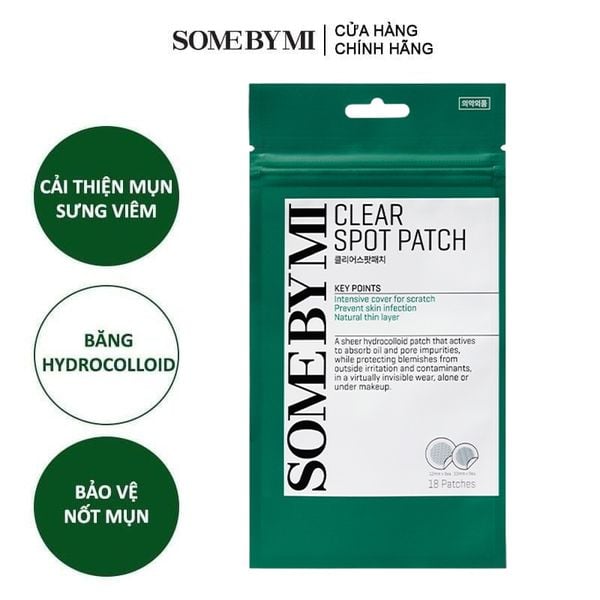 Miếng Dán Mụn Some By Mi Clear Spot Patch - Set 18 miếng