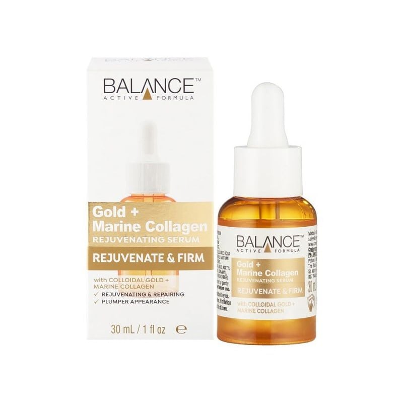 Serum Balance Active Formula Tinh Chất Dưỡng Da Căng Mịn Balance Active Formula Gold+ Marine Collagen Rejuvenating Serum 30ml