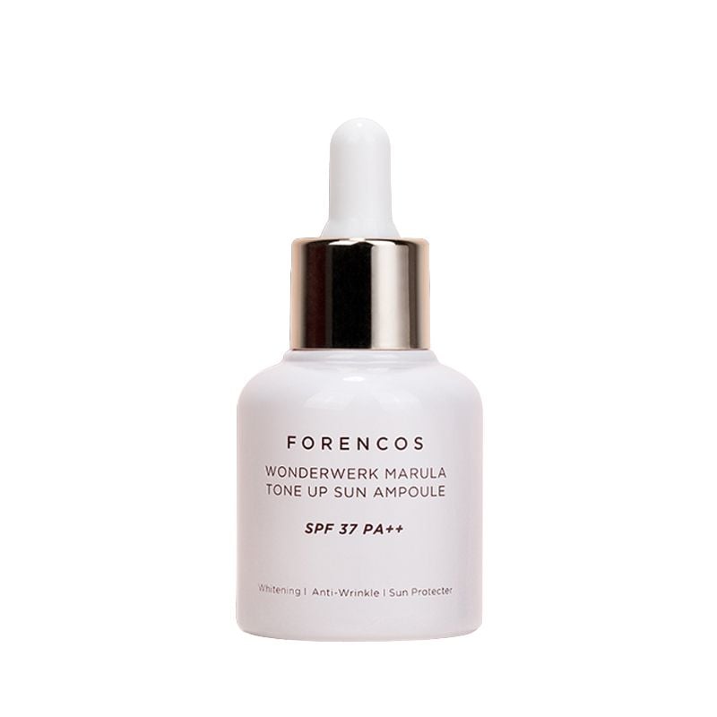 Tinh Chất Chống Nắng Dưỡng Sáng Da, Cấp Ẩm Forencos Wonderwerk Marula Tone Up Sun Ampoule 30ml