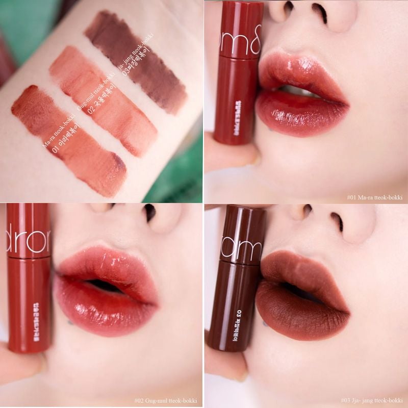 Sản Phẩm Trang Điểm Xinh Xắn Romand Lip-Bokki Edition - Romand x Baemin