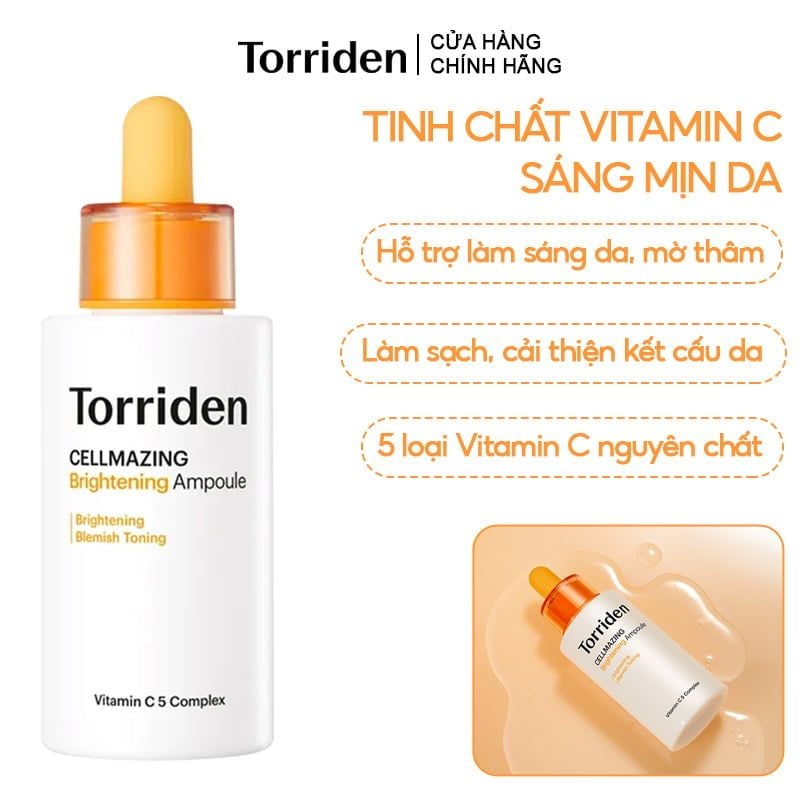 Tinh Chất Torriden Vitamic C Sáng Mịn Da Cellmazing Brightening Ampoule 30ml