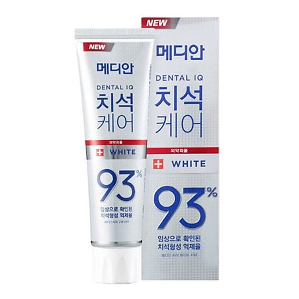 [4 MÀU] Kem Đánh Răng Giúp Trắng Răng, Giảm Ố, Loại Bỏ Mùi Hôi Median Dental IQ 93% Toothpaste 120g - XANH DƯƠNG