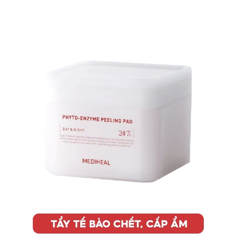 [100 Miếng] Toner Pad Mediheal Cấp Ẩm, Làm Dịu, Săn Chắc Da, Hỗ Trợ Phục Hồi, Làm Sáng Da