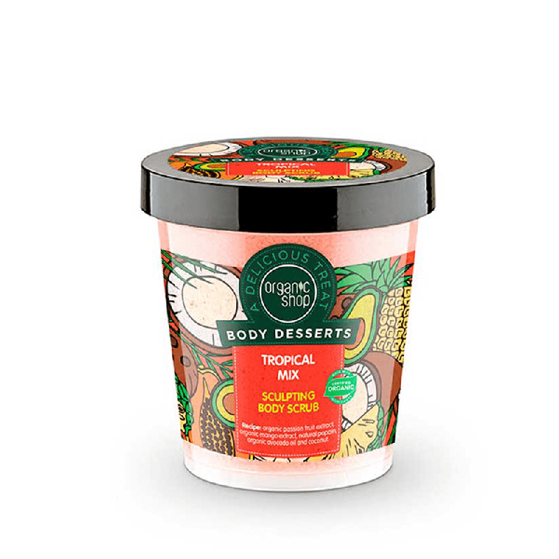 Tẩy Tế Bào Chết Toàn Thân Organic Shop Body Desserts 450ml - STRAWBERRY JAM