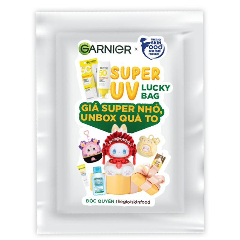 [Độc Quyền Thegioiskinfood] Garnier Lucky Bag Super UV - Săn Blind Box Trong Túi Mù