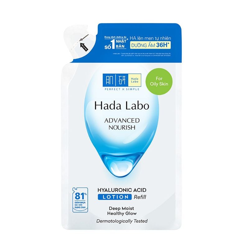 Nước Hoa Hồng Hada Labo Dưỡng Ẩm Dành Cho Da Dầu Advanced Nourish Hyaluronic Acid Lotion