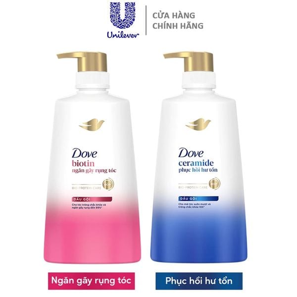  Dầu Gội Dove Ngăn Gãy Rụng Và Hỗ Trợ Phục Hồi Tóc 640g 